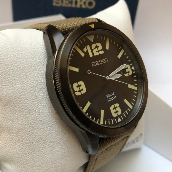 Unworn Sport Seiko Solar with Nylon Strap SNE331 - Picture 3 of 11